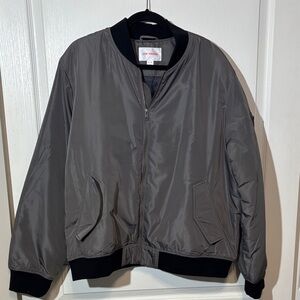 Joe Fresh Gray Bomber Jacket only worn once.